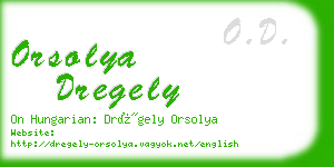 orsolya dregely business card